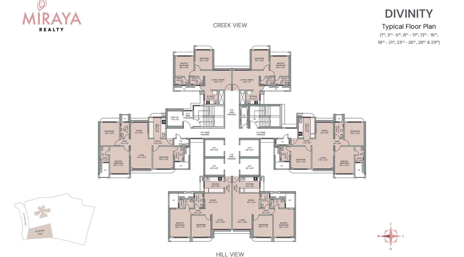 Miraya-Divine-Typical-floor-plan-1st-3rd-6th-8th-11th-13th-16th-18th-21st-23rd-26th-28th-29th